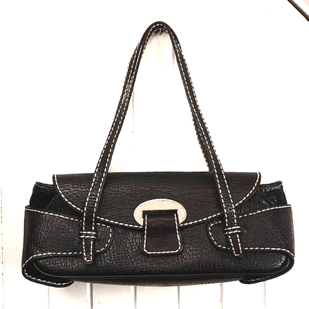 AG Adriana Goldschmied, Black Pebbled Bag